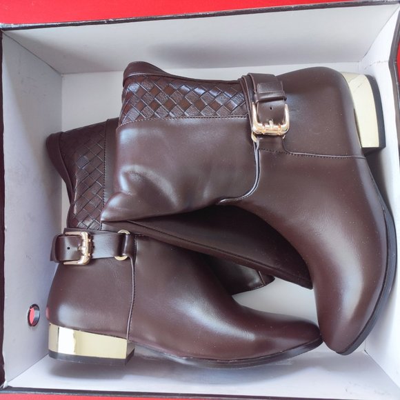 Sergio Bari brown women's knee-high boots size 5 NWB - Picture 4 of 11